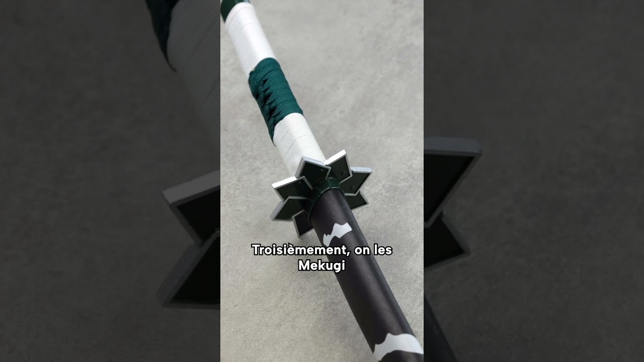 Connaissez-vous toutes les parties d'un Katana ?