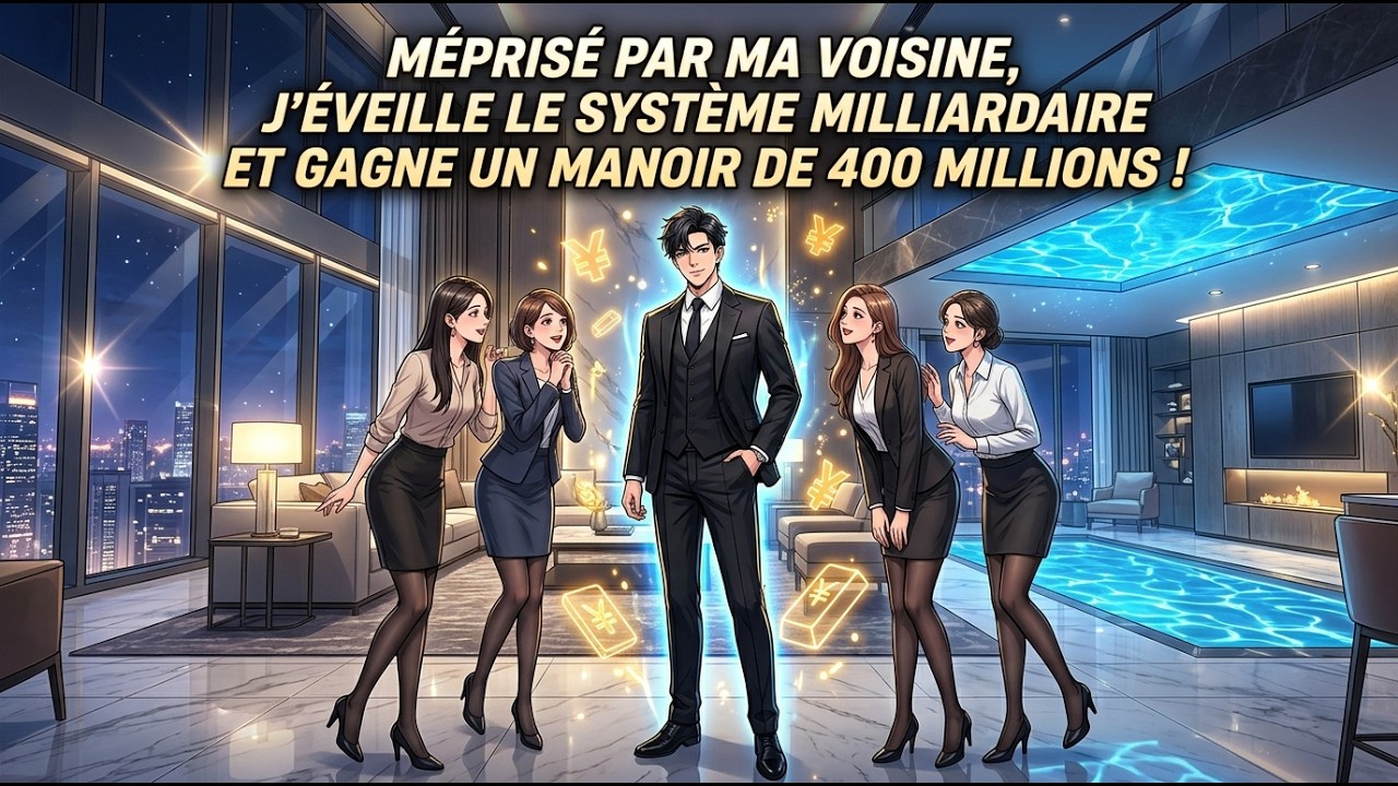 Méprisé par ma voisine, j'éveille le système milliardaire et gagne un manoir de 400 millions !