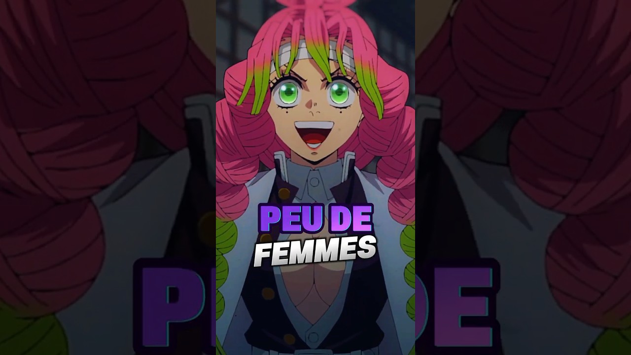 Pourquoi il y a si peu de femmes parmi les piliers ? #demonslayer #animé #mitsurikanroji