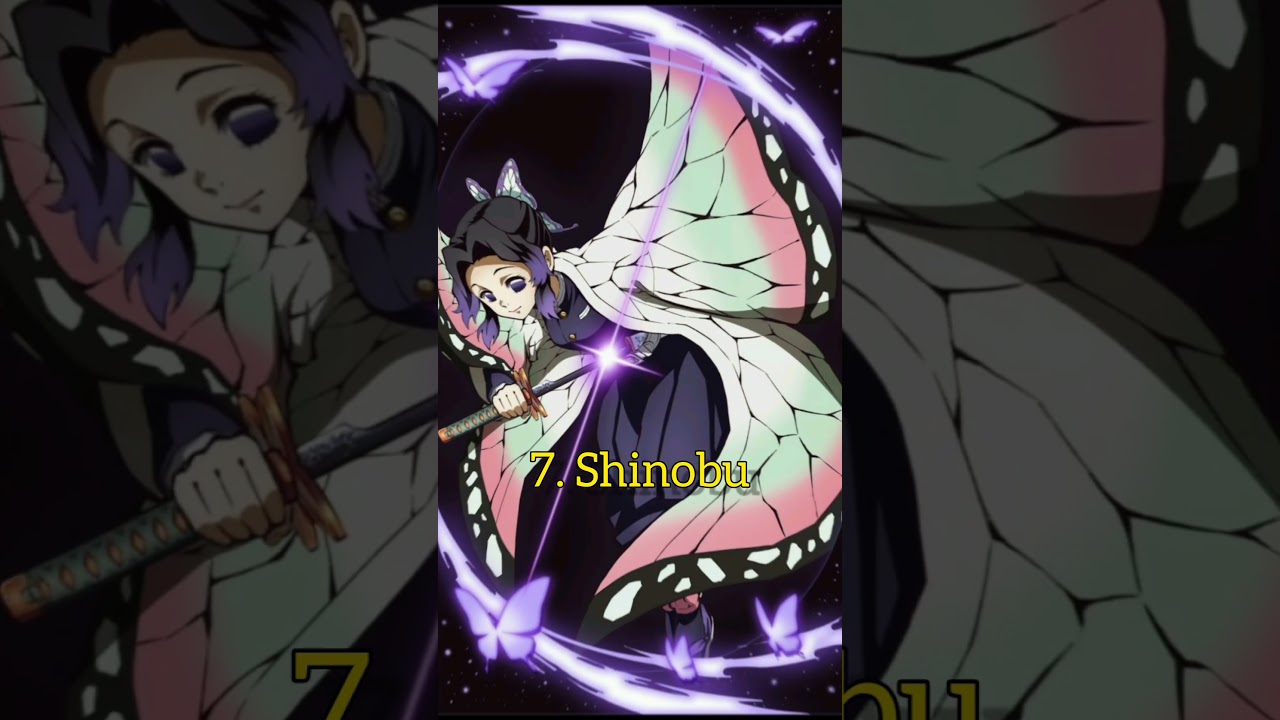 Top 10 strongest female characters in demon slayer #shorts #viral #anime #demonslayer #hashira#cute