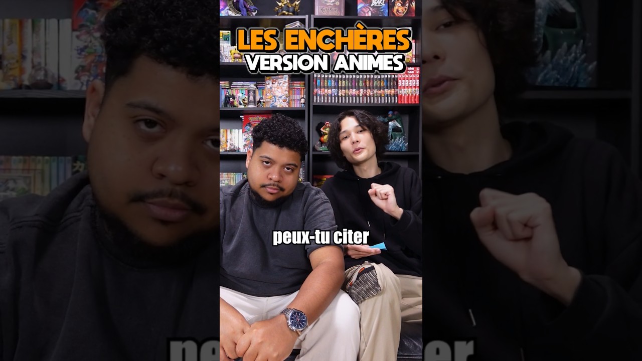 Les enchères version animes/mangas (avec @jimsou_ ) #anime #manga