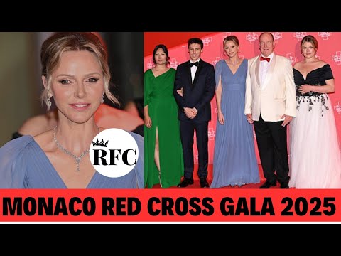 STUNNING Princess CHARLENE in Elie Saab for MONACO RED CROSS Gala 2025
