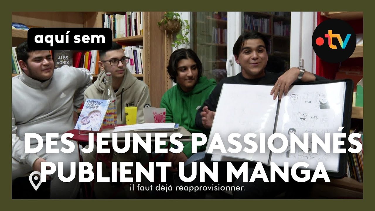 4 jeunes passionnés de Perpignan publient leur 1er manga