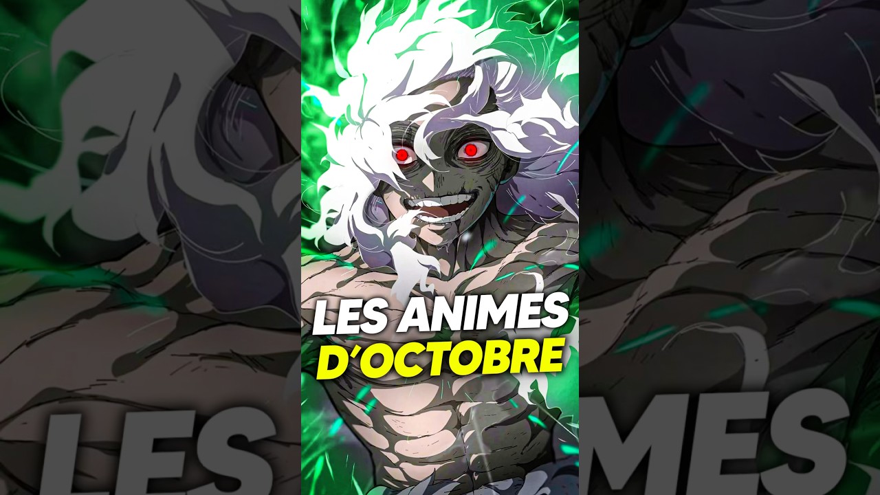 Les SORTIES ANIMES du mois d’OCTOBRE 2025 ! #anime #myheroacademia #onepunchman #sortieanime