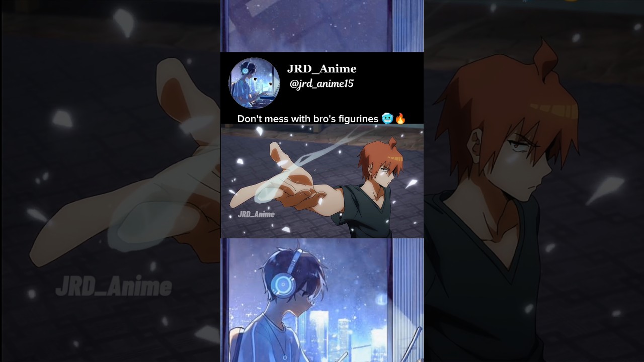 Don't mess with bro's figurines 🥶🔥