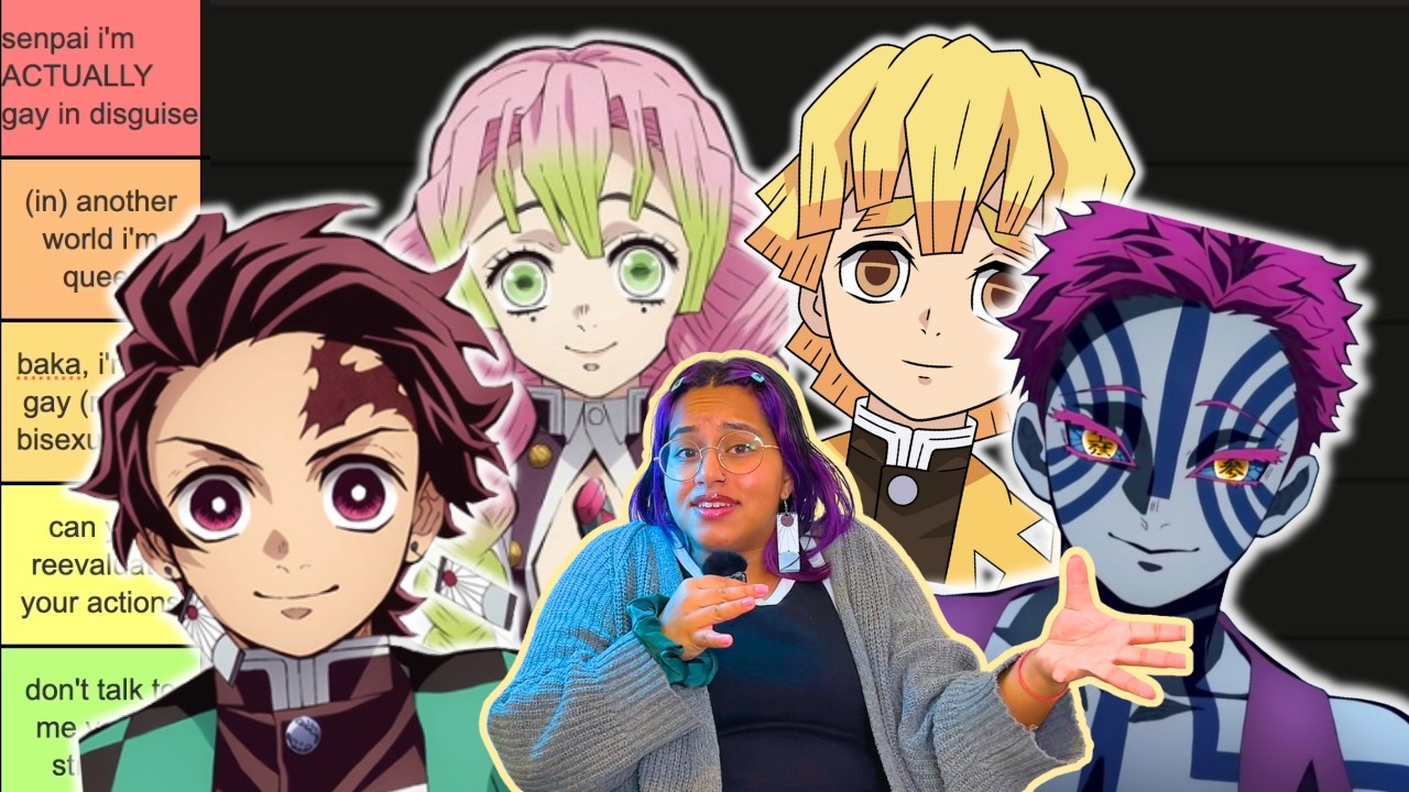 how GAY are ALL the demon slayer characters?  | tier ranking anime 