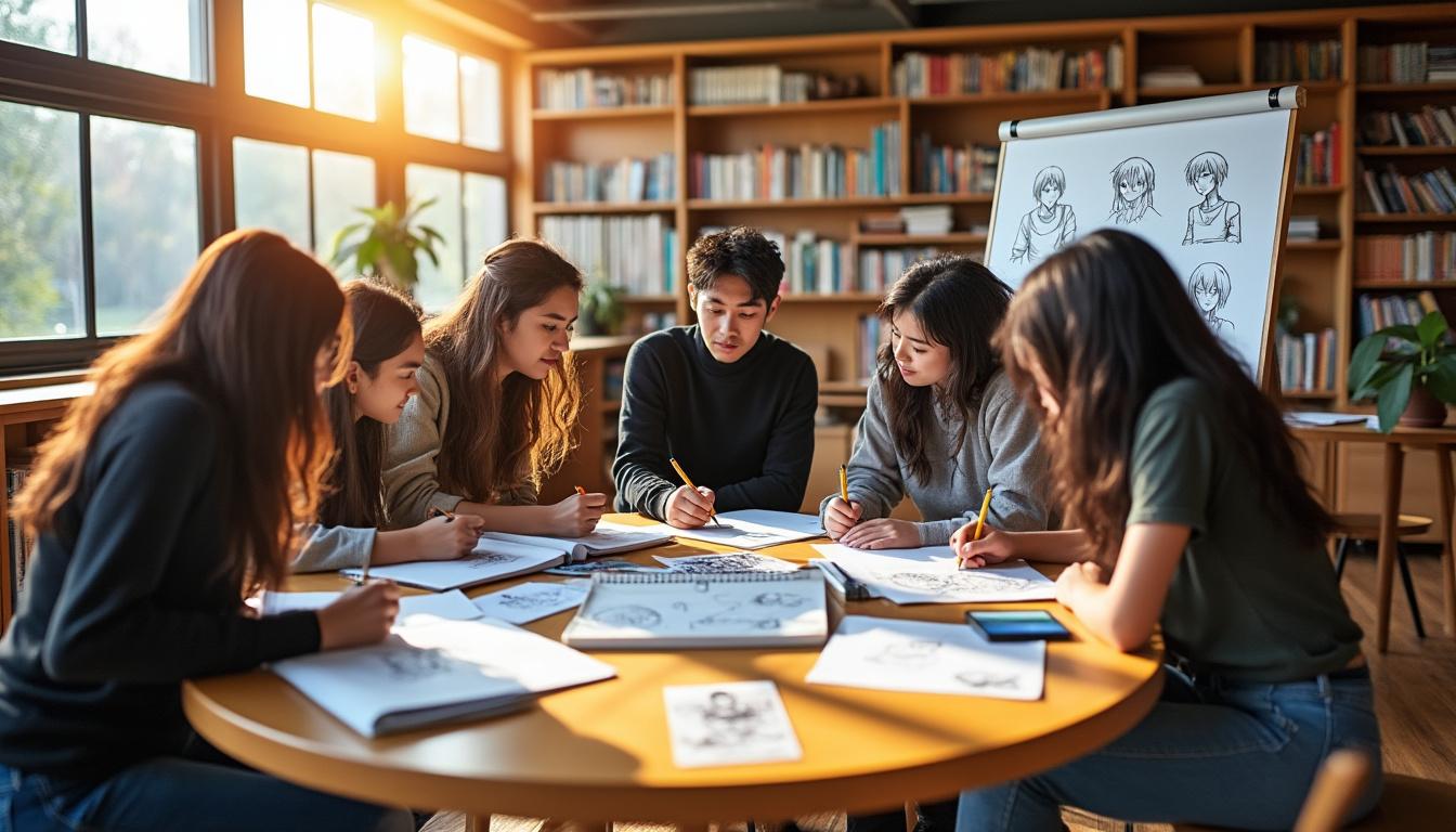 découvrez l'atelier manga à la médiathèque d'eaunes, une expérience captivante pour tous les passionnés de cet univers artistique japonais.