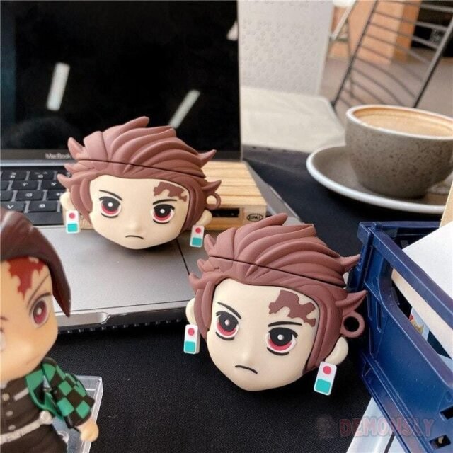 coque airpods demon slayer tanjiro kamado