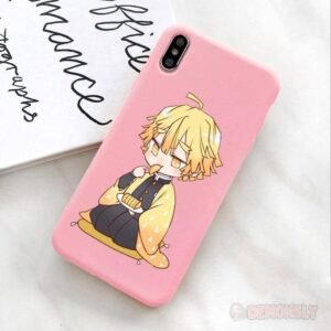 coque samsung demon slayer mignon zenitsu mangeant 2