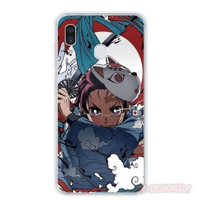 coque samsung demon slayer tanjiro souffle de leau