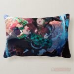 coussin demon slayer attaque de tanjiro et nezuko