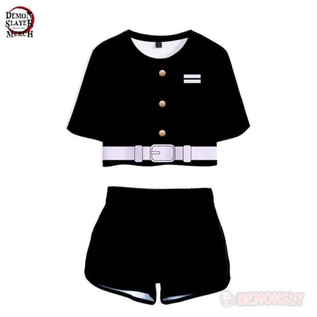 crop top demon slayer demon slayer tenue de corps