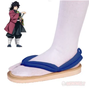 demon slayers anime cosplay chaussures kimetsu no yaiba sabots kamado tanjirou sandales nez