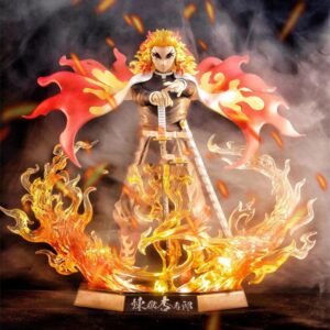 figurine demon slayer kyojuro rengoku flamme