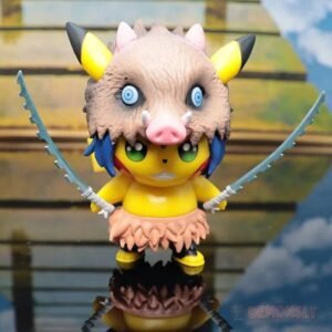 figurine pikachu demon slayer inosuke