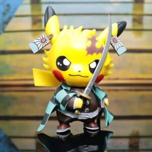 figurine pikachu demon slayer tanjiro kamado