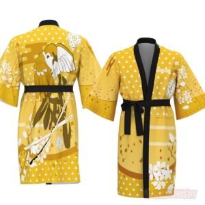 kimono demon slayer long zenitsu souffle du tonerre