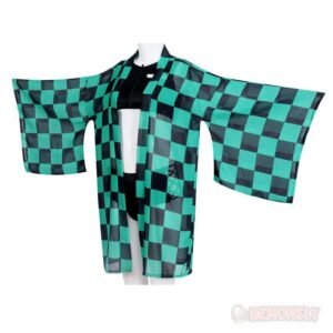 kimono demon slayer maillot de bain tanjiro