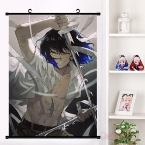 poster demon slayer katana inosuke