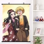 poster demon slayer zenitsu et nezuko