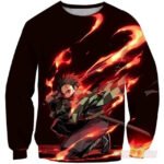 pull demon slayer tanjiro souffle du feu