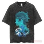 t shirt delave demon slayer tanjiro souffle de l eau unisexe