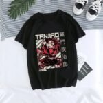 t shirt femme demon slayer tanjiro kamado