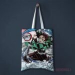 tote bag demon slayer souffle de leau