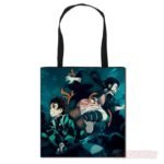 tote bag demon slayer tanjiro et nezuko affrontement