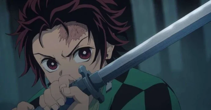 katana noir de tanjiro kamado demon slayer demonsly.fr